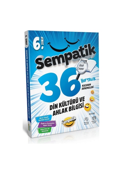 Ünlüler Karması 6.sınıf Din Kültürü Sempatik 36 Haftalık Kazanım Denemeleri