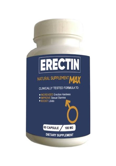 Erectin Max Erkeklere Özel Geliştirme 60'lı Destekleyici X 2 Adet+lustra Masaj Yağı İle 30 Ml