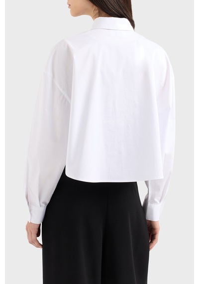 Armani Exchange Bayan Gömlek Xw001180 Af12812 U0002 Beyaz Beyaz