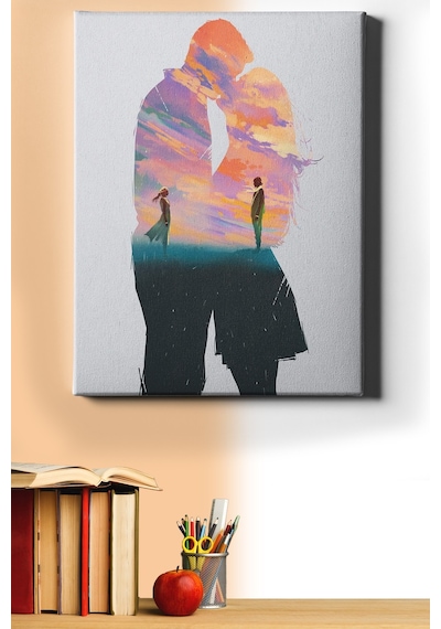 Webstyle Sayılarla Boyama Seti Kasnaklı Aşka Özlem 40 X 50 Cm