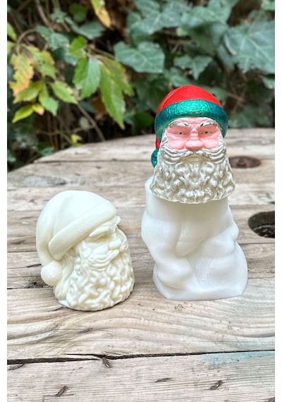 Rufus Concept Noel Baba 3d Tekli Mum Kalıbı Silikon