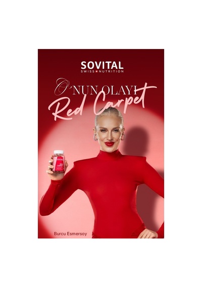 Sovital Red Carpet Yaşlanma Karşıtı Kolajen Güçlendirici X 2 Adet