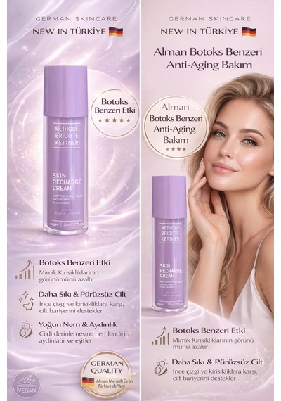 Methode Brigitte Kettner Body Essentials Skin Recharge Cream 50 Ml Yenileyici & Enerji Veren Yüz Kremi