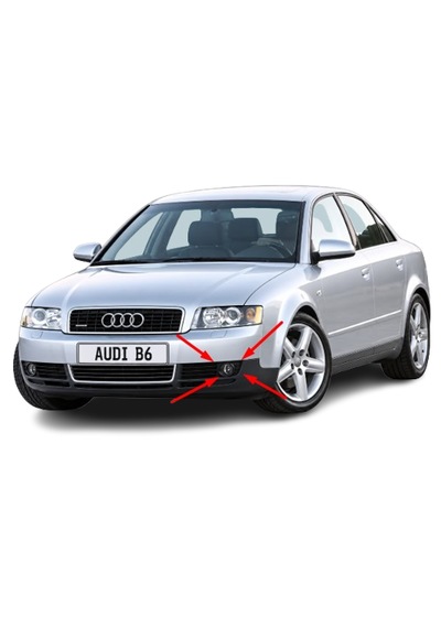 Audı A4 B6 Kasa Yıl 2001-2005 Arası Depo Sağ Ve Sol Sis Farı Takım 8e0941699b / 8e0941700b
