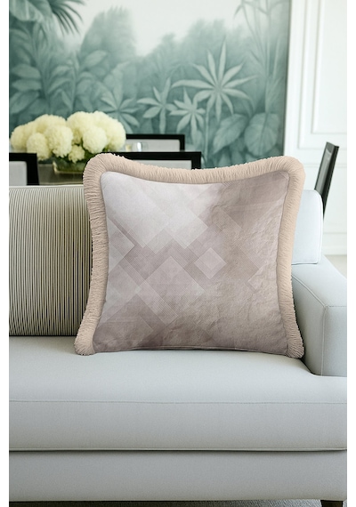 Geometrik Premium Lüks Saçaklı Yastık Kılıfı-bej Gri Minimal Modern Zarif Püsküllü Kırlent Kılıfı Pastel Karamel Geometrik Premium Lüks Saçaklı Yastık Kılıfı-bej Gri Minimal Modern Zarif Püsküllü Kırlent Kılıfı Pastel Karamel