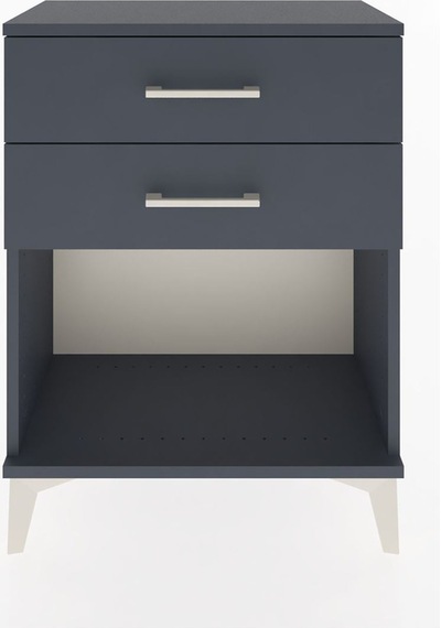 Arges Komodin 4 Çekmeceli 60x30x80 Antrasit-antrasit Antrasit