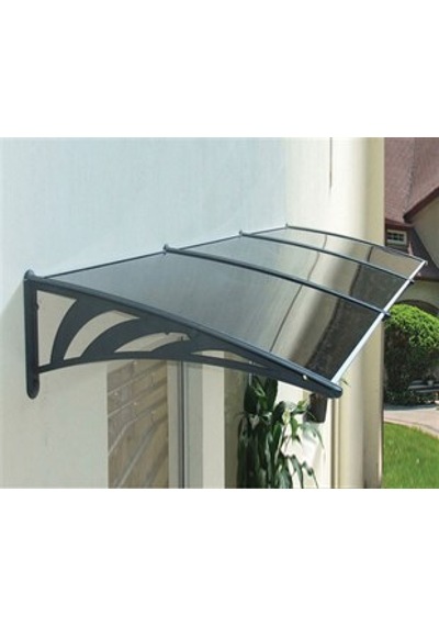 Transpaforza Tf Std 1.12 Kapı Üstü Sundurma 360 X 100 Gri 3 Mm Solid Levha