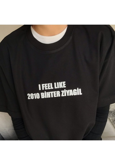 Kalic Studio I Feel Like 2010 Bihter Ziyagil - T-shirt Siyah