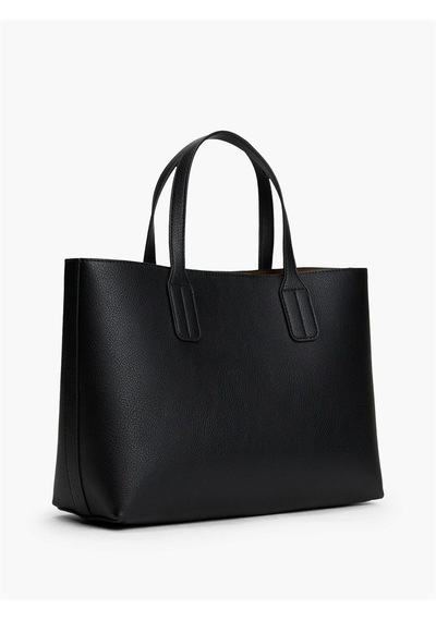 Tommy Hilfiger Th Icon Mını Tote Kadın Siyah Çanta - Aw0aw18233