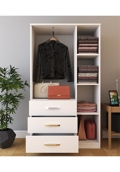 Metalia Gm 303 Ece Lüx 3 Kapılı 3 Çekmeceli Gardrop
