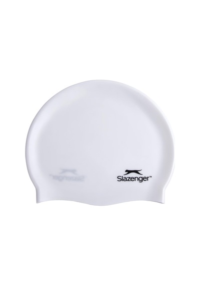 Slazenger Yüzücü Bonesi Silikon Sn00 White Pvc Zipper Bag Beyaz