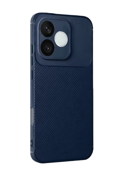 Newface Huawei Honor 600 Lite Auto Focus Karbon Kapak - Lacivert