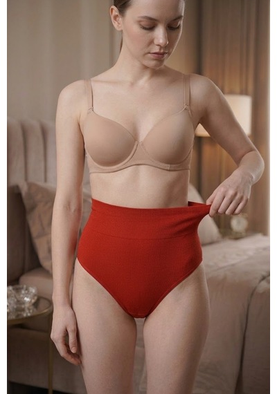 Fit Women Kadın Casual Esnek Toparlayıcı Kırmızı Külot