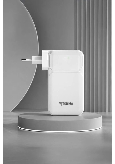 Premium Kablolu Şarj Pratik Batarya 20000 Mah Type-c Lightning Powerbank Trm-1027 22,5w Çok Renkli