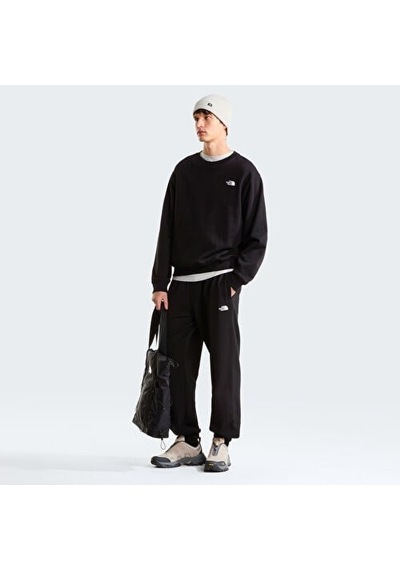 The North Face M Tnf Essential Terry Simple Dome Relaxe Erkek Sweatshirt-34105 siyah