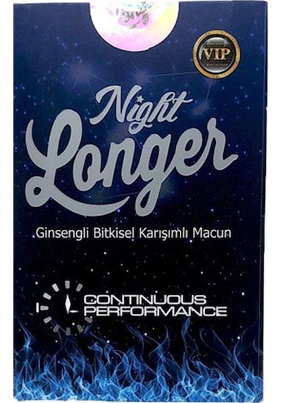 Night Longer Vıp Ginsengli Bitkisel Karışımlı Macun 3 x 125 G