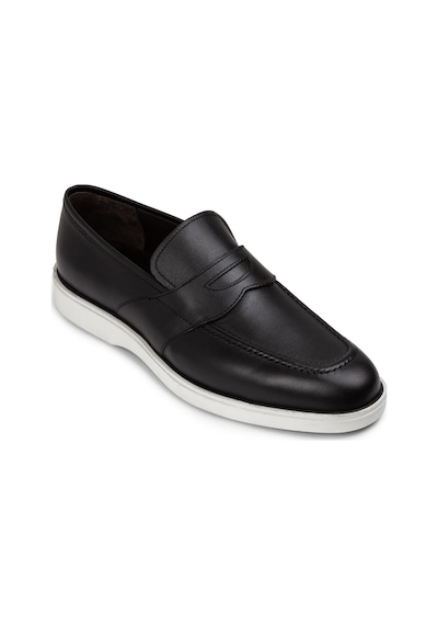 Deery Hakiki Deri Siyah Erkek Loafer Ayakkabı - 01960msyhc01 Siyah