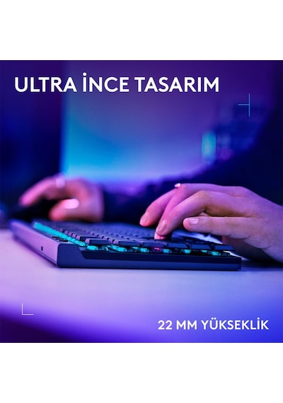 Logitech G515 Lightspeed TKL Tactile Switch İngilizce RGB Kablosuz Oyuncu Klavye