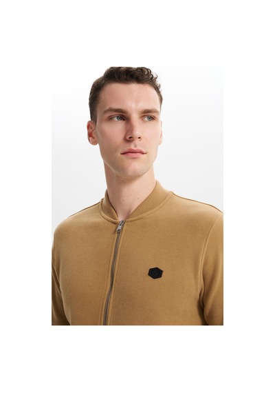 AR-MA Arma Erkek Slim Fit Selanik Kumaş Tam Fermuar Fleto Cepli Kapüşonsuz Kolej Yaka Sweatshirt K30324698302 Acı Kahverengi AR-MA Arma Erkek Slim Fit Selanik Kumaş Tam Fermuar Fleto Cepli Kapüşonsuz Kolej Yaka Sweatshirt K30324698302 Acı Kahverengi