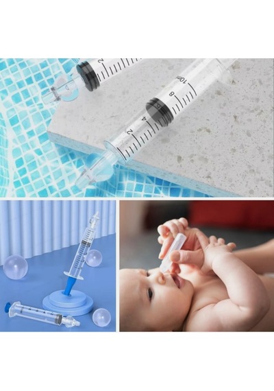 2'li Paket Bebek Burun Yıkama Ve Temizleme Enjektörü - Yumuşak Silikon Uçlu Burun Aspiratörü 10 Ml