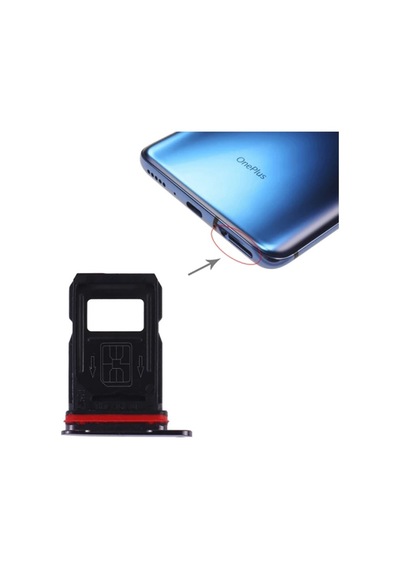 Oneplus 7 Pro Sim Kart Kapağı Tutucu Sim Yuvası- 5775 Siyah