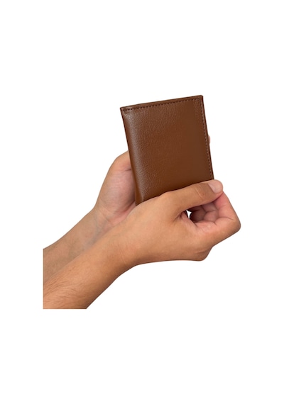 Premium Serisi Lüks Deri Özel Üretim Dikey Klasik Bozuk Para Bölmeli Erkek Cüzdanı Çok Renkli