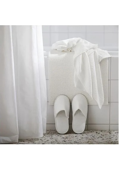 Sumuhome Fıntsen Banyo Paspası Beyaz 40x60 Cm Beyaz