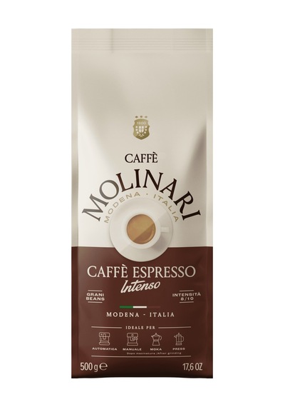 Molinari Espresso Intenso Çekirdek Kahve 500 G - 4 Adet Tarı