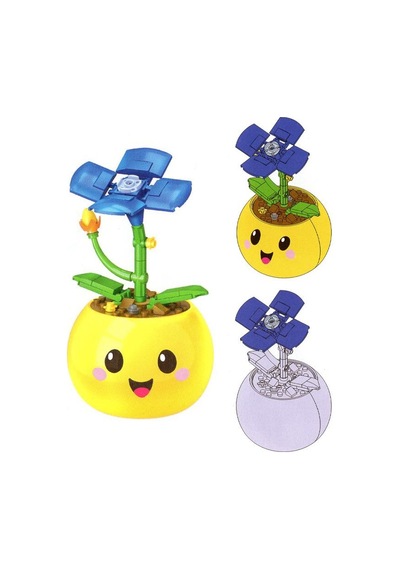 Ctoys Flower Serıes Mini Block Ipomoea Nil