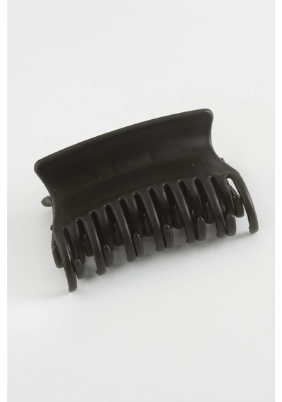 Düz Mandal Toka 8 Cm Siyah
