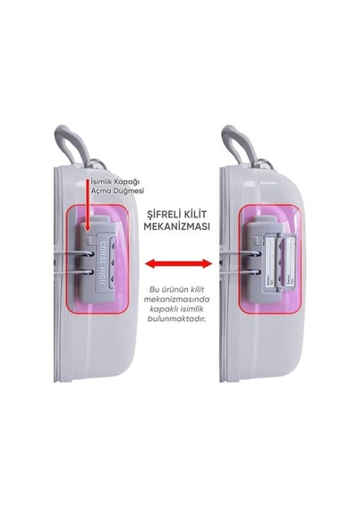 Coral High Unicorn Desenli Omuz Askılı Pc Makyaj Çantası 16896 Çok Renkli