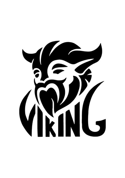 Boynuzlu Viking Sticker 10 X 11 Cm