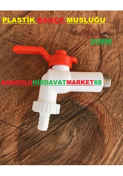 Garden Kollu Bahçe Muslugu 1/2 Küresel Vana Plastik Musluk