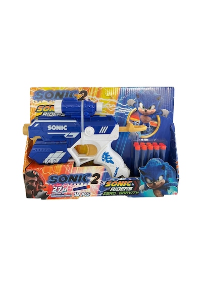 Sonic Nörf Tabanca Oyuncak Sünger Plastikatan Nerf Silah