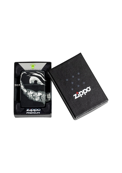 Zippo 49193 Grinning Pumpkin Design Çakmak Çok Renkli