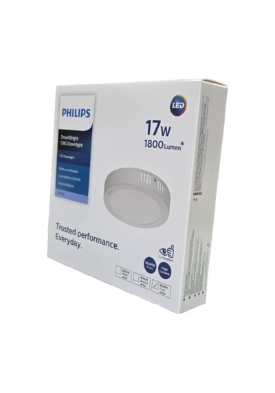 Philips Smartbright Sıvaüstü Tavan Lamba 17w 3000k Sarı Işık 1800 Lümen 22 Cm Çapında Plastik G
