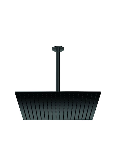 Gpd Ankastre Duş Başlığı Kare Slim Metal 40x40 Cm Siyah Ads23-s Siyah