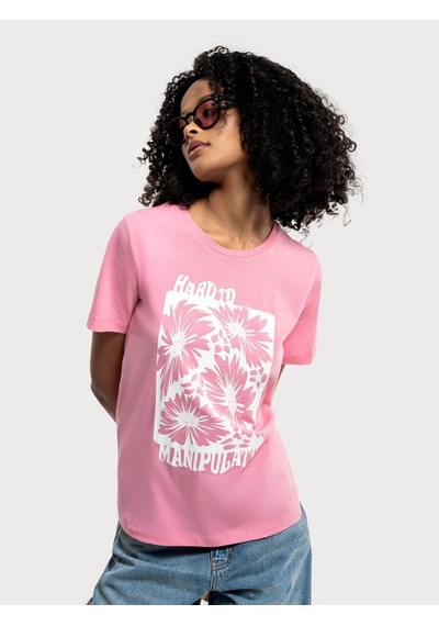LOFT Regular Fit Kadın Tshirt K.kol Lf2032497 Q1.v1 Pembe