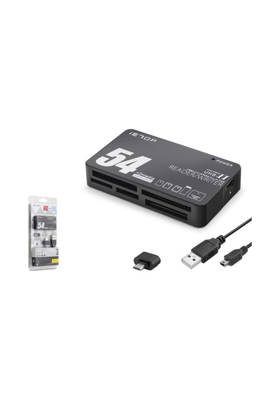 İetop Tc209 Usb Type-c All İn One Kart Okuyucu Siyah