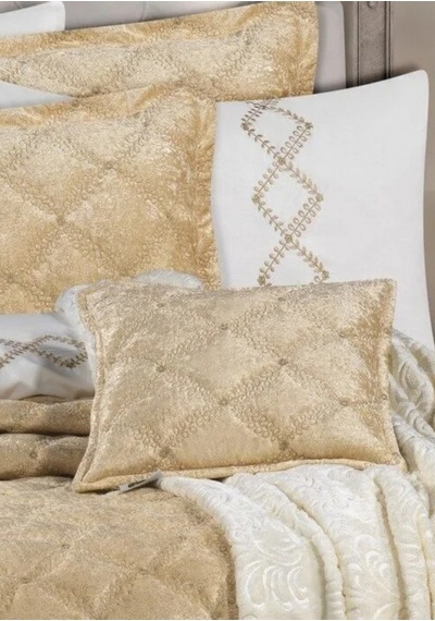 Goldroom Asalet 12 Parça Secaddeli Çeyiz Seti. Vizon