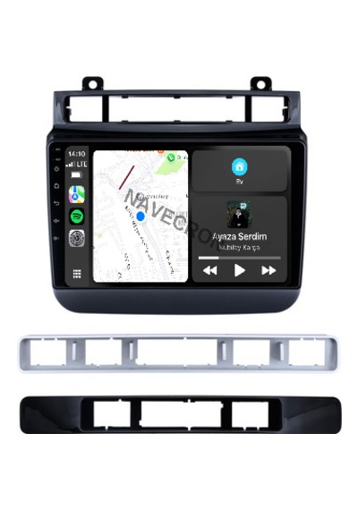 Volkswagen Touareg 2010-17 9" Uyumlu Androıd Multimedya Gerçek 2/32 Kablosuz Carplay Geri Görüş Kameralı 9"