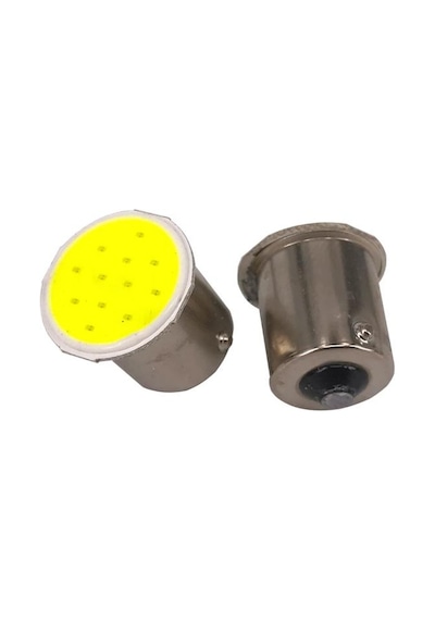 Sisa BA15S 1156 12 Cob Led Sinyal Stop Geri Vites Ledi 2 Adet