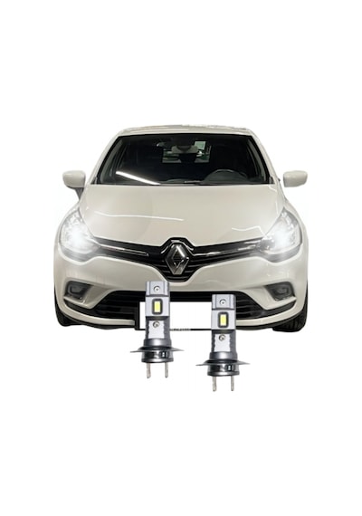 Megamarket06 Clıo 4 Led Xenon Kısa Far Ampulü H7 Mini Led 2'li Set