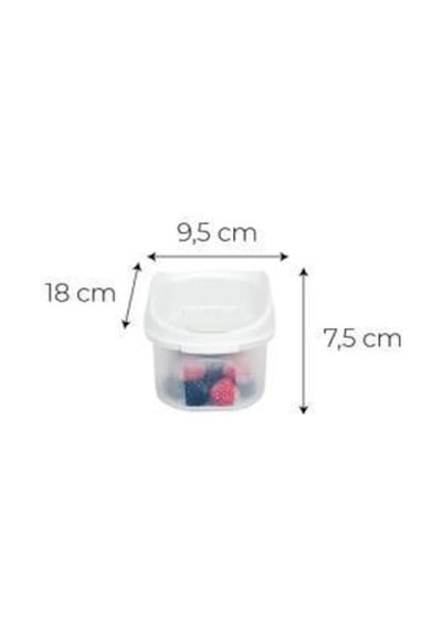 Moonstar Kuru Gıda Bakliyat Saklama Kabı 600 Ml 6 Lı Set Beyaz-Ma Çok Renkli