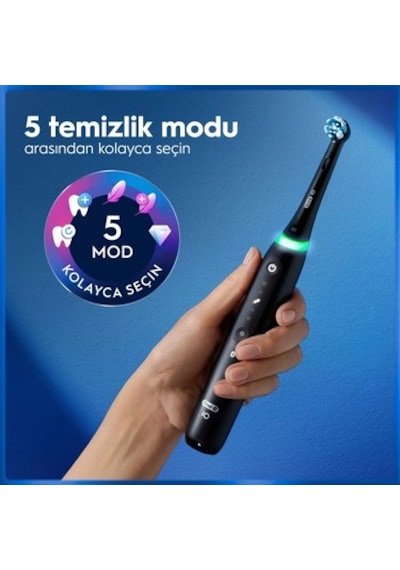 2'li Set Şarjlı Diş Fırçası, Uzun Ömürlü Ve Modern Tasarım