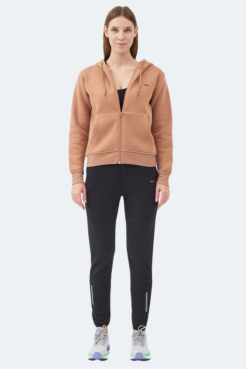 Slazenger Mılıo I Kadın Camel Sweatshirt Camel