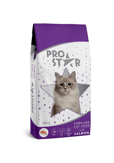 Prostar Somonlu Kısırlaştırılmış Yetişkin Kedi Kuru Maması 15 KG