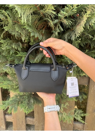 Just Polo Kadın Siyah Günlük Kullanıma Uygun Hafif & Pratik Mini El Ve Omuz Çantası Shopper