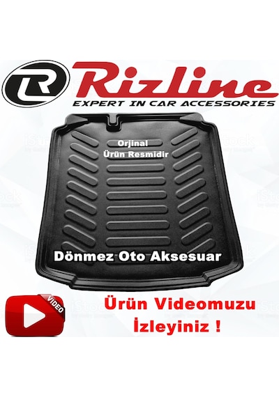 Seat Toledo 3D Bagaj Havuzu Siyah Sedan 2012-2020 Arası Rizline N11.7994
