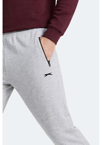 Slazenger Fernon Erkek Cepli Gri Eşofman Altı
